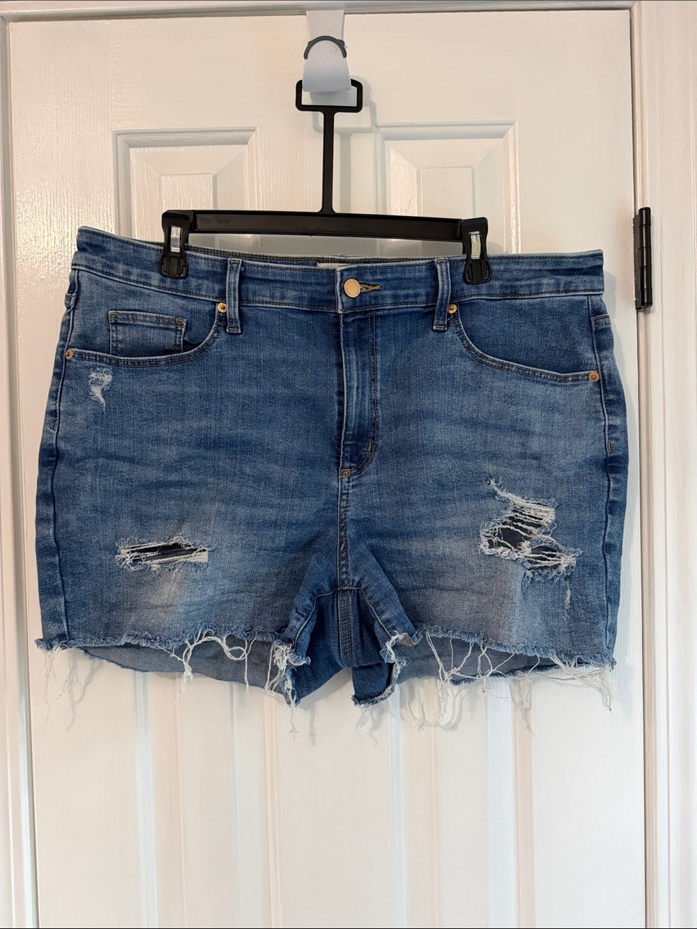 Universal Thread Distressed Blue Denim Women’s Shorts